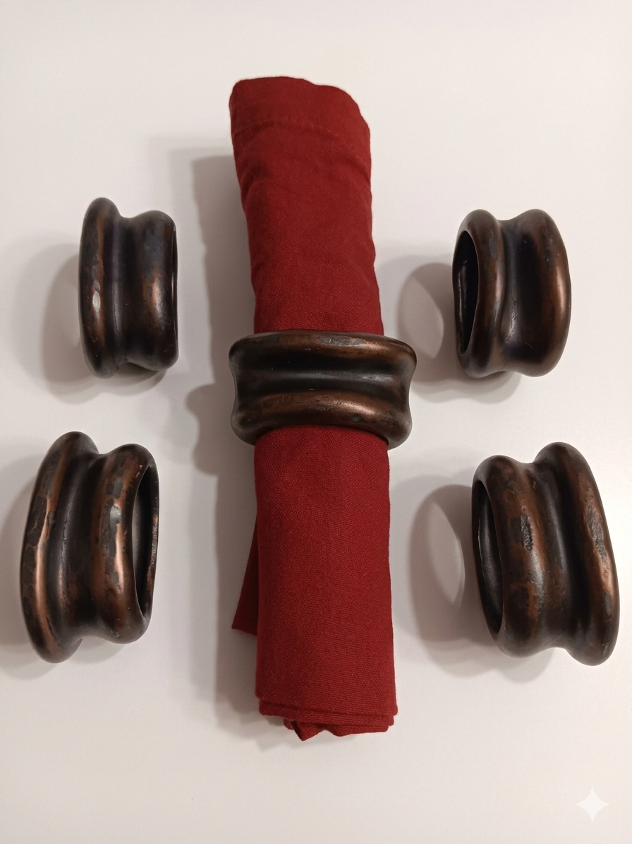 Hand-Forged Napkin Rings
