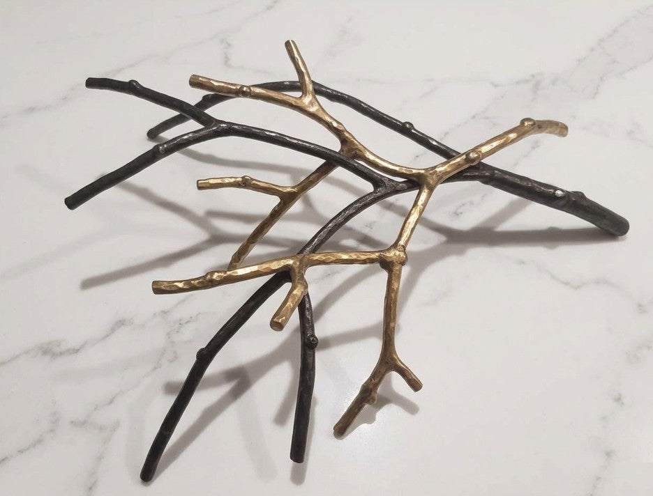 Set of 2 Hand-Forged Nesting Branches