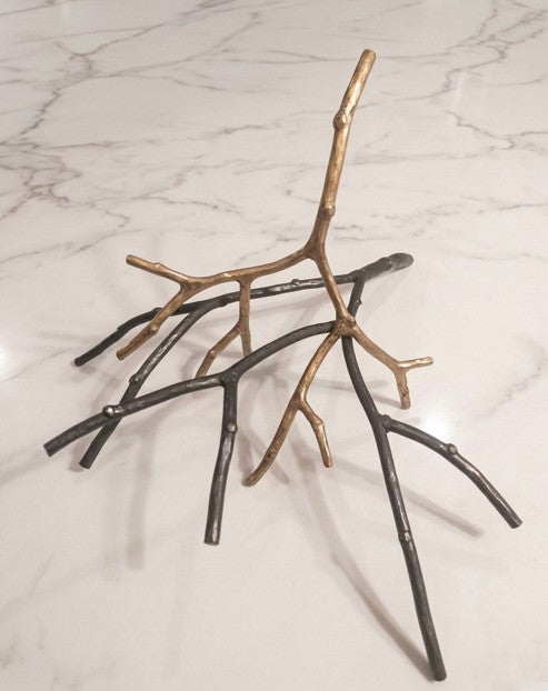 Set of 2 Hand-Forged Nesting Branches